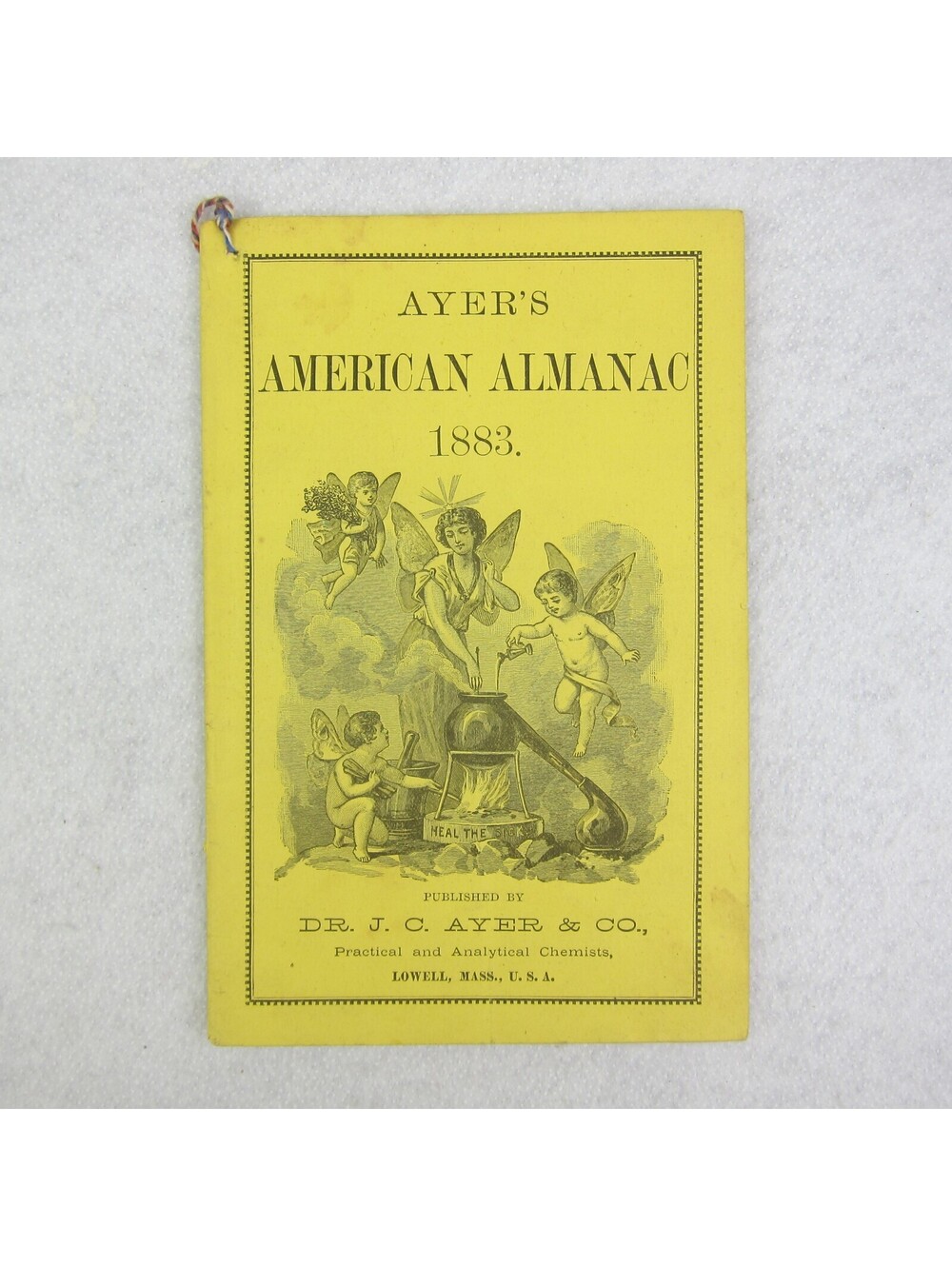 Ayer's American Almanac Quack Medicine Medical Advertising Antique 1883 RARE